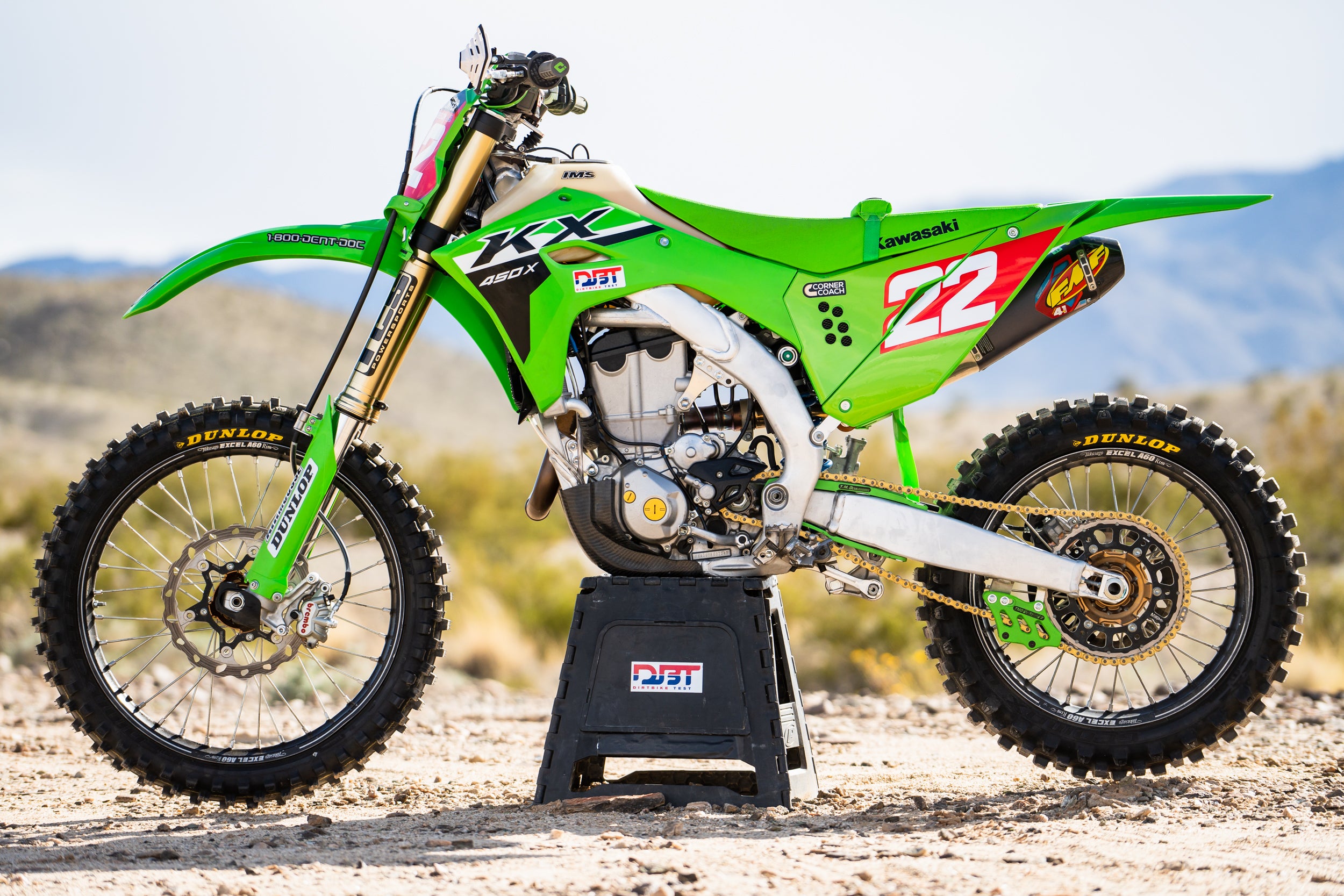 P3 Carbon Skid Plate KX450/450X | 2024  With Integrated Linkage Guard (See Product 306074 for Non - Linkage Guard Version)