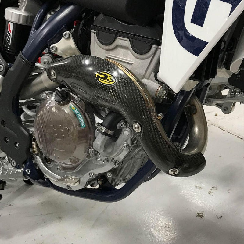 P3 Carbon Heat Shield KTM 250 XC-F 2019-2022 | 250 SX-F 2019-2022 - 0