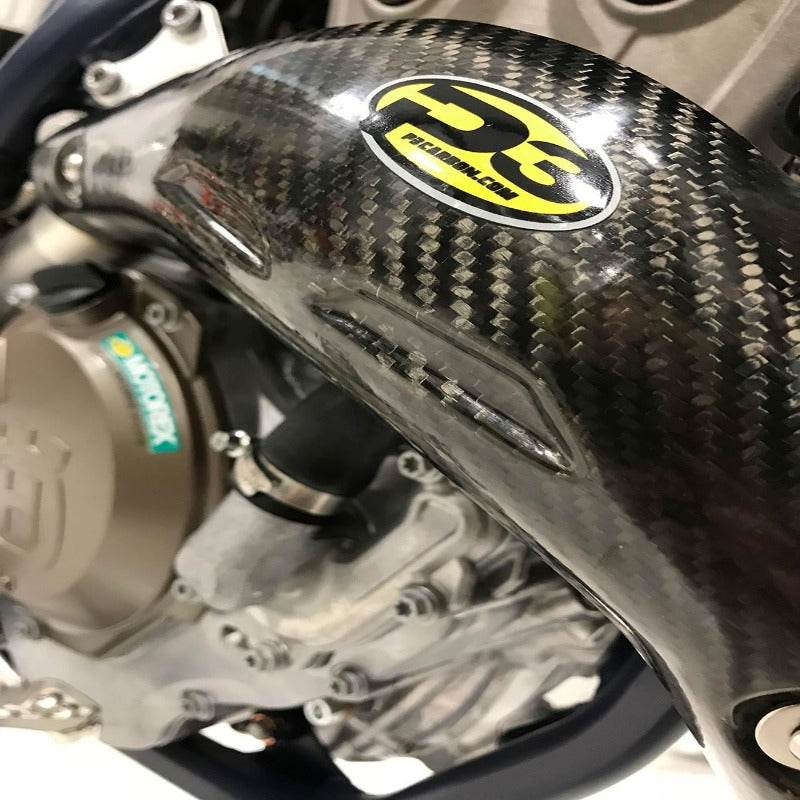 P3 Carbon Heat Shield KTM 350 XC-F 2019-2022 | 350 SX-F 2019-2022 - 0