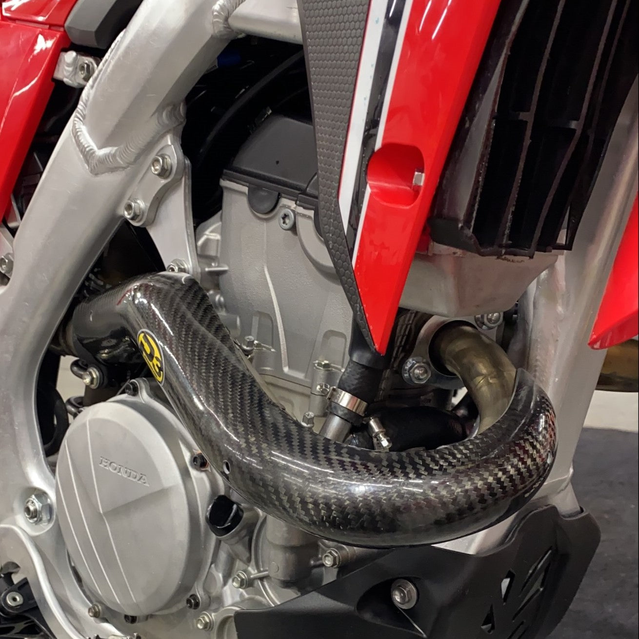 P3 Carbon 2-Piece Heat Shield | Honda MAXCoverage CRF250R/250RX | 2019-2021 - 0