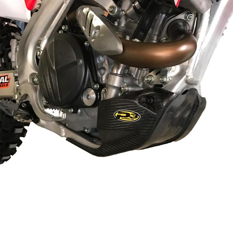 P3 Carbon Hybrid Skid PlateHonda CRF 250 RX 2019-2021 | CRF 450 RWE 2019 |  CRF250R 2018-2021 | CRF450R 2017-2020 | CRF450RX 2017-2020