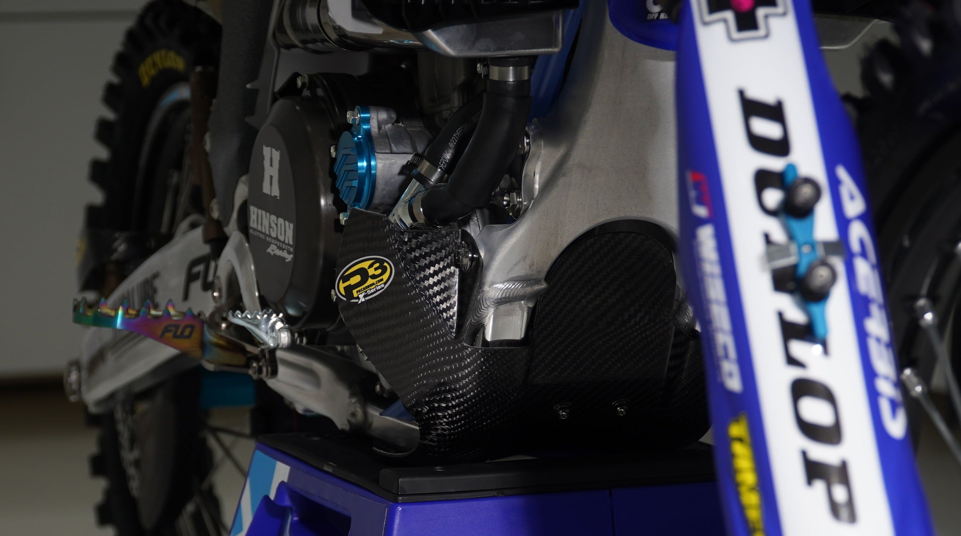 P3 Carbon Hybrid Skid Plate Yamaha 450F 2018-2022 YZ250F 2019-2023