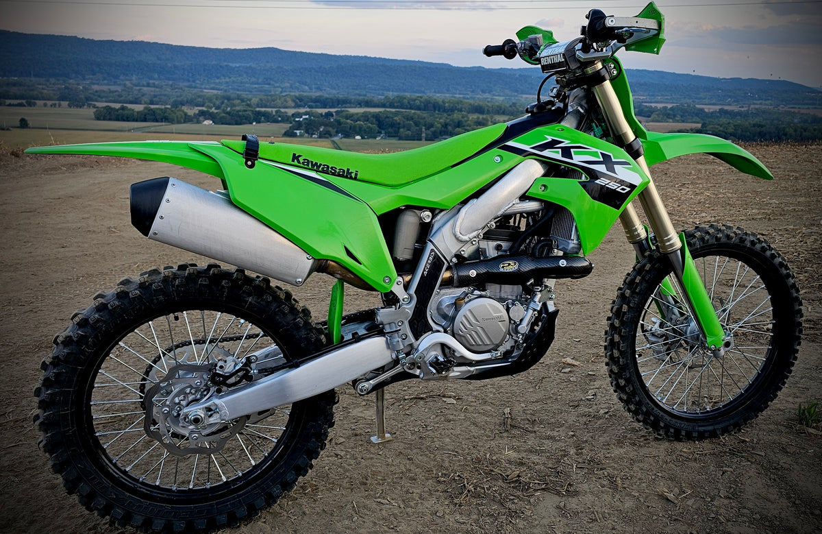 P3 Carbon Heat Shield Kawasaki KX250 F/X/XC | 2021 - 2024 (See