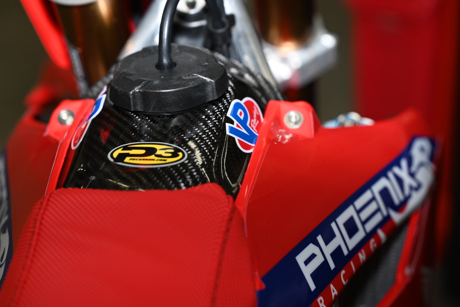 P3 Carbon Fuel Tank Cover | Honda CRF 250/450R/RWE | 2021 - 2027