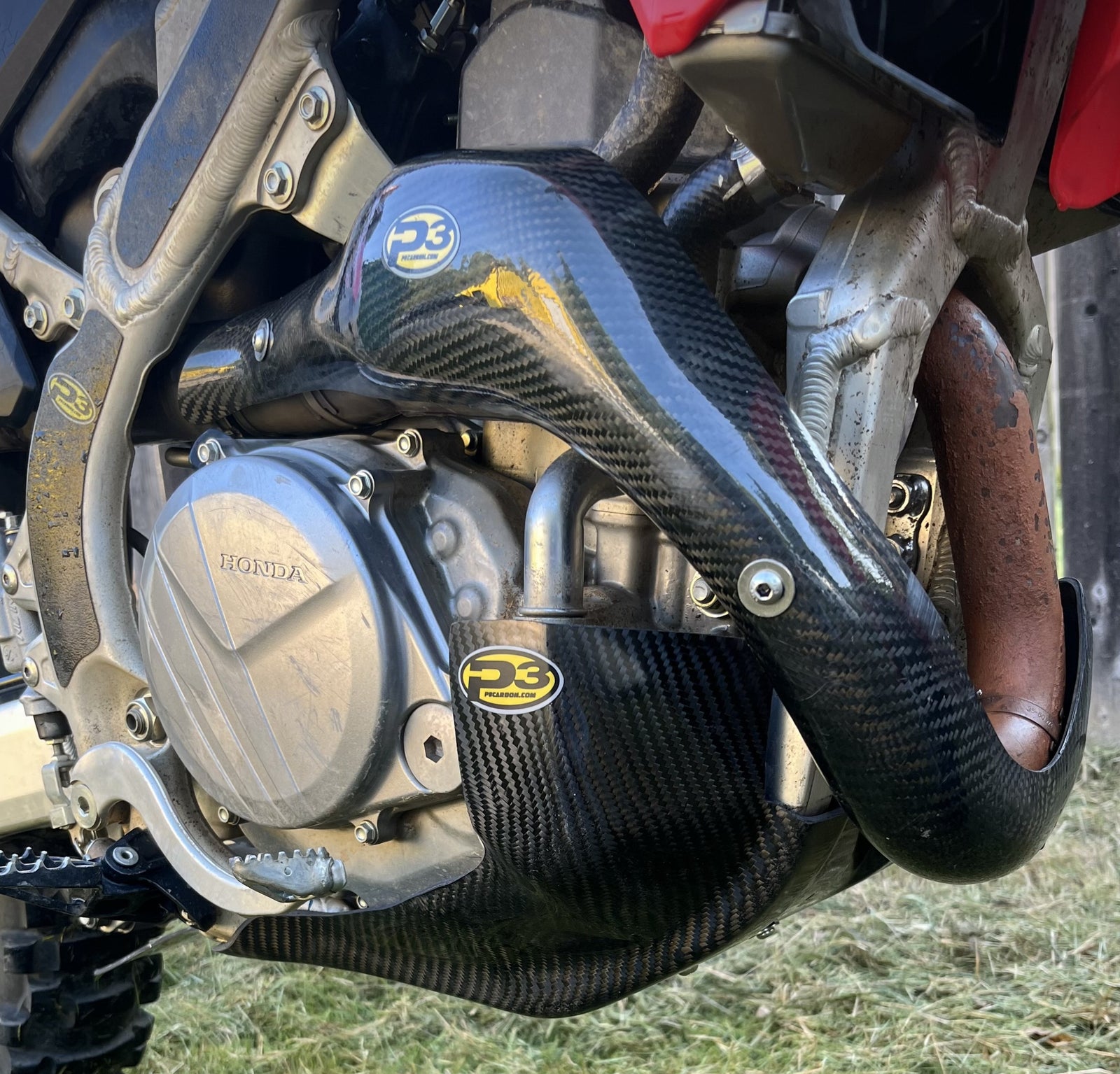 P3 Carbon — Hand-Made Carbon Fiber Protection for Off-Road Bikes