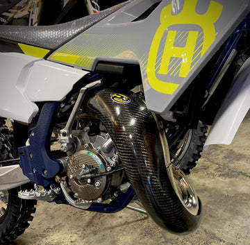 P3 Carbon Pipe Guard KTM 65SX | HUSQ TC65 | GasGas MC65 2024 - 2026