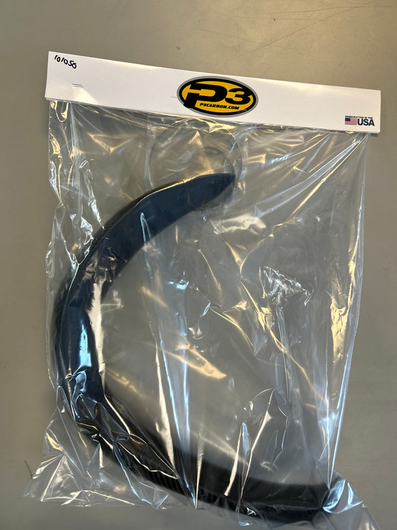 BLEMISHED GRADE B - P3 Carbon Pipe Guard MAXCoverage: KTM 150 XC-W TPI & 150 EXC TPI 2020-2026 | HUSQ TE150i 2020-2026