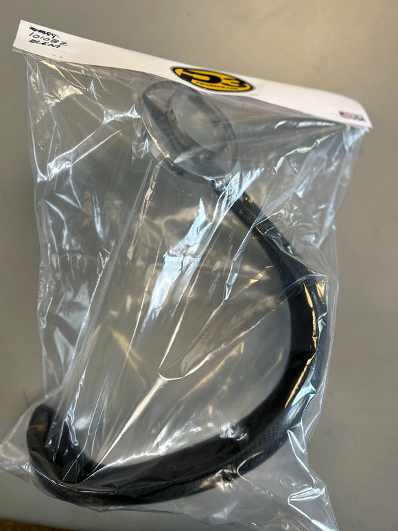 BLEMISHED GRADE B - P3 Carbon MAXCoverage Pipe Guard KTM/HQV/GASGAS 250/300 FMF Gnarly & Fatty | 2023 - 2026