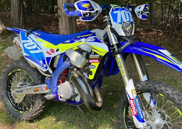 P3 Carbon MAXCoverage Pipe Guard Stock Sherco 125 Models 2017 - 2026 - 0