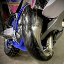 P3 Carbon FMF Pipe Guard Yamaha YZ125 2022 - 2026 | YZ125X 2023 - 2026-2