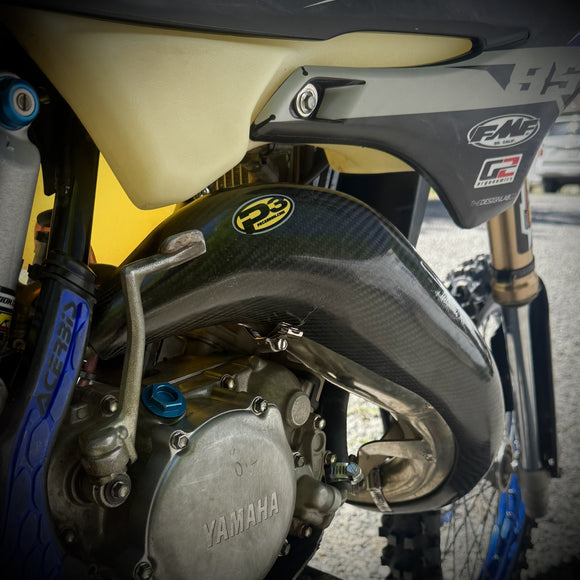 P3 Carbon FMF Pipe Guard Yamaha YZ85 | 2019 - 2026