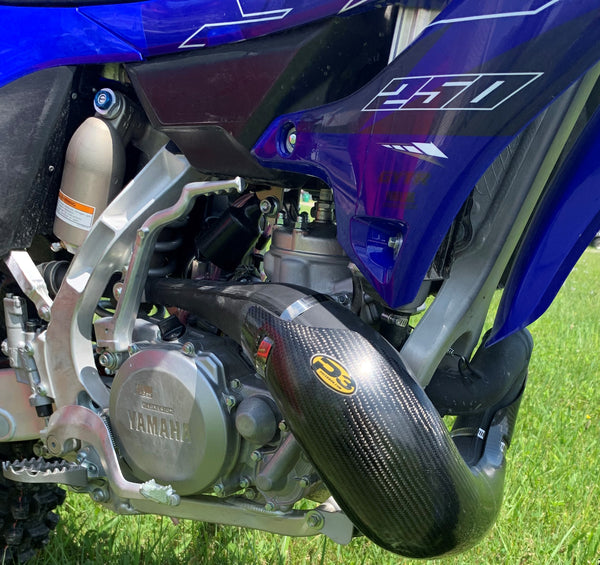 P3 Carbon Pipe Guard Yamaha YZ250 | 2002-2023