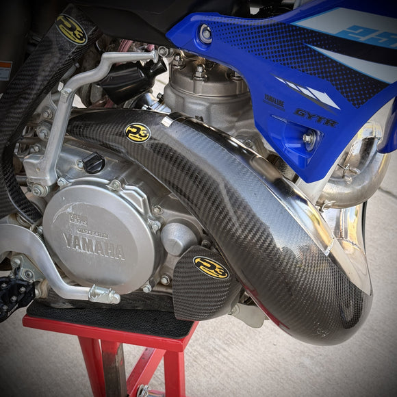 P3 Carbon MAXCoverage Pipe Guard FMF | Yamaha YZ250 1999 - 2026 | YZ250X 2015 - 2026