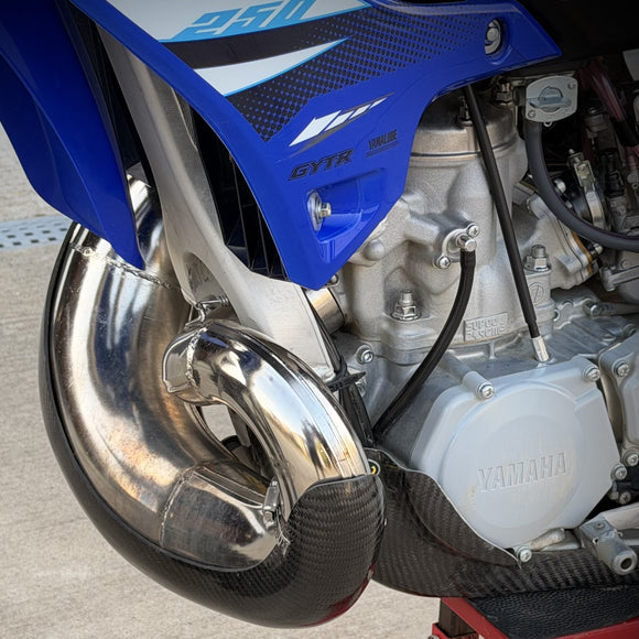 P3 Carbon MAXCoverage Pipe Guard FMF | Yamaha YZ250 1999 - 2026 | YZ250X 2015 - 2026