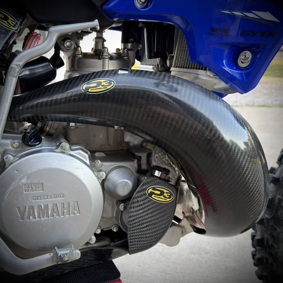 P3 Carbon MAXCoverage Pipe Guard FMF | Yamaha YZ250 1999 - 2026 | YZ250X 2015 - 2026