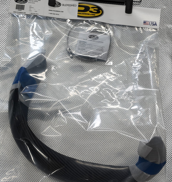 BLEMISHED GRADE B - P3 Carbon Pipe Guard Beta 250/300 RR/RX/X-PRO Enduro & Racing | 2019 - 2026 (For MAXCoverage See Product 109065)