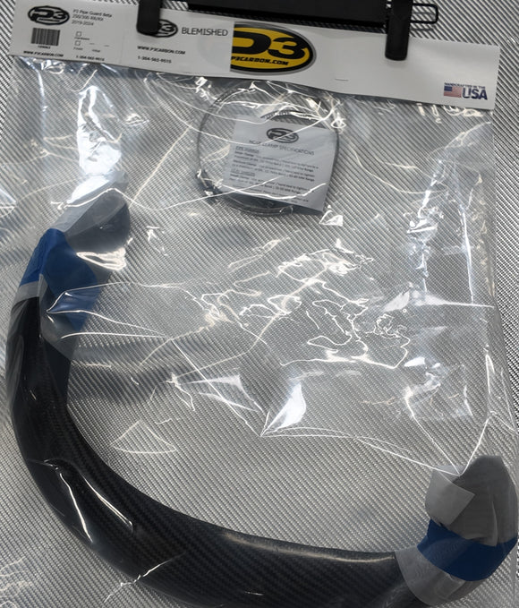BLEMISHED GRADE B - P3 Carbon Pipe Guard Beta 250/300 RR/RX/X-PRO Enduro & Racing | 2019 - 2026 (For MAXCoverage See Product 109065)