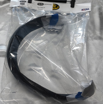 BLEMISHED GRADE B - P3 Carbon Pipe MAXCoverage Pipe Guard Beta FMF RR/RX/RACE/X-PRO 250/300 Enduro & Racing | 2020 - 2026