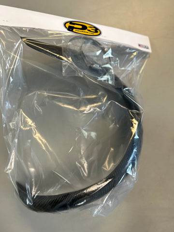 BLEMISHED GRADE B - P3 Carbon Pipe MAXCoverage Pipe Guard Beta FMF X-TRAINER | 2015-2022