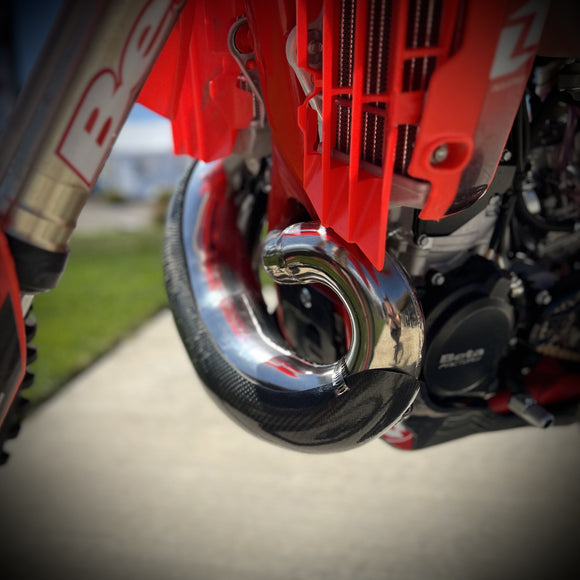 P3  Carbon Pipe Guard MAXCoverage: Beta 250/300/350 RX | 2025 - 2026 (See Fitment Chart)