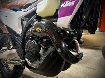 P3 Carbon Heat Shield KTM 250 XC-F / 250 SX-F 2023 - 2026 | HUSQ FC250 2023 - 2026 | GasGas 250F 2024 - 2026 Models (See Fitment Chart) - 0