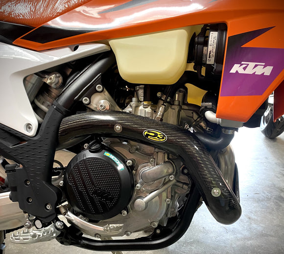P3 Carbon Heat Shield MAXCoverage: Husqvarna | KTM | GasGas 450 / 500 Models 2024 - 2026