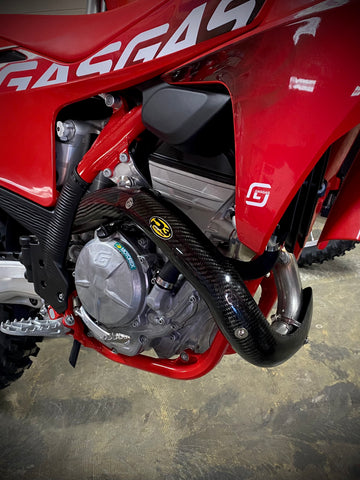 P3 Carbon Heat Shield MAXCoverage: GasGas MC350F | EX350F | 2024 - 2025