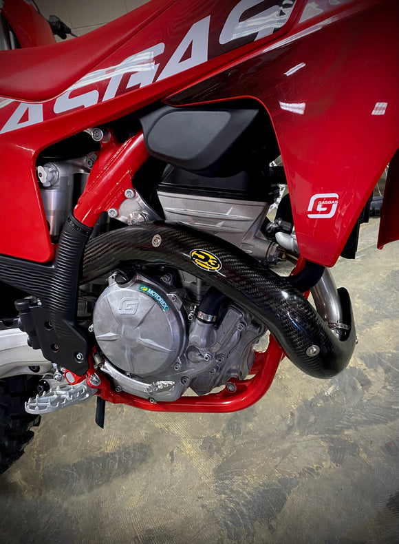 P3 Carbon Heat Shield MAXCoverage: GasGas MC350F | EX350F | 2024 - 2025