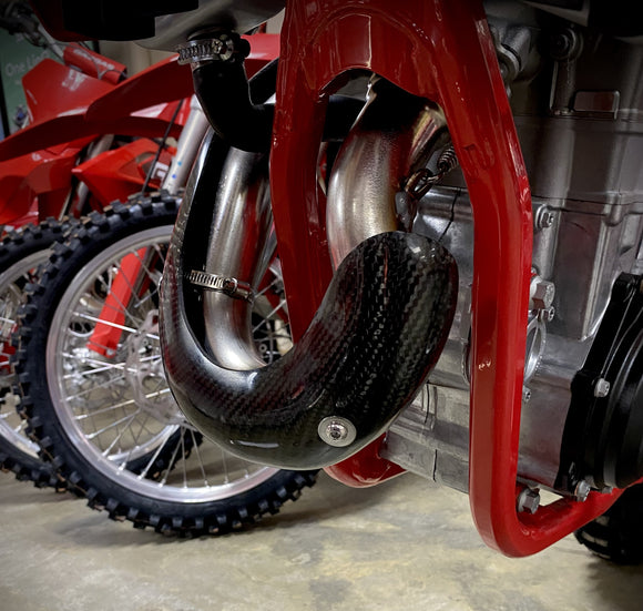 P3 Carbon Heat Shield MAXCoverage: GasGas MC450F | EX450F | 2024 - 2026