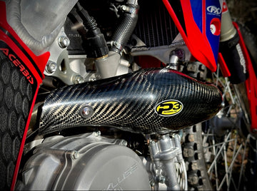P3 Carbon Heat Shield FMF Megabomb: Honda MAXCoverage CRF450L/RL/450X | 2019 - 2026 (See Notes)