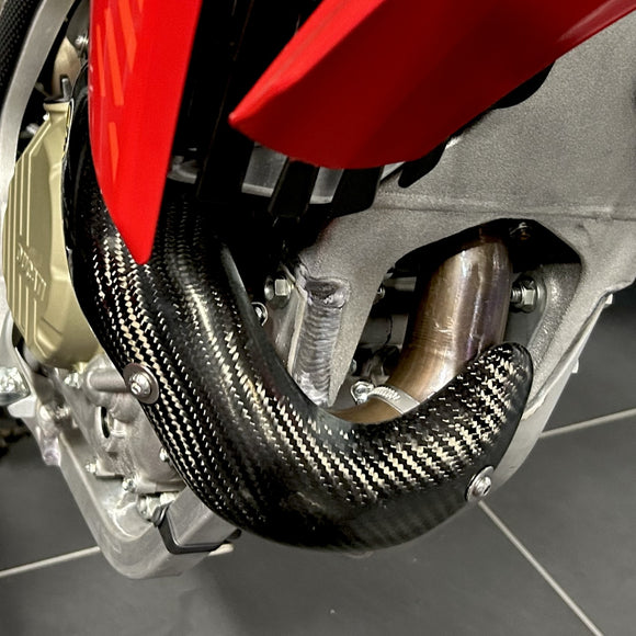 P3 Carbon Heat Shield Ducati Desmo | 450MX 2025 - 2026 | 450 EDX 2026