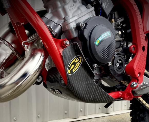 P3 Carbon Fiber Skid Plate KTM/HUSQ/GasGas 50 2024 - 2026