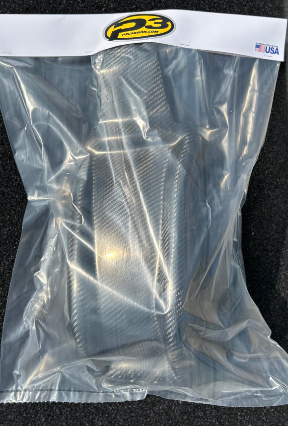 BLEMISHED GRADE B - P3 Carbon Hybrid Skid Plate With Linkage Guard | KTM SX-F/XC-F 450 | HUSQ FC/FX/FS 450 2023 - 2026 (See Fitment Chart)