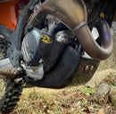 P3 Carbon Skid Plate KTM  / HUSQVARNA / GASGAS 250/350 4-Stroke Models | 2025 - 2026 (See Fitment Chart)  With Integrated Linkage Guard (See Product 301098 for No Linkage Guard)-1