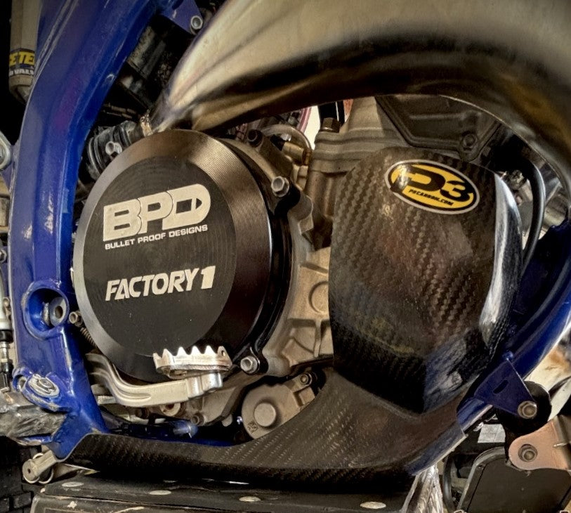 P3 Carbon Enduro Skid Plate | Sherco SE250 & 300 | 2025 (NO Linkage Protection)