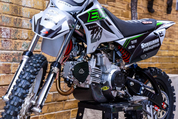 P3 Carbon Skid Plate | KLX 2002-2026 / DRZ 110 2002-2005 (See Fitment Chart)