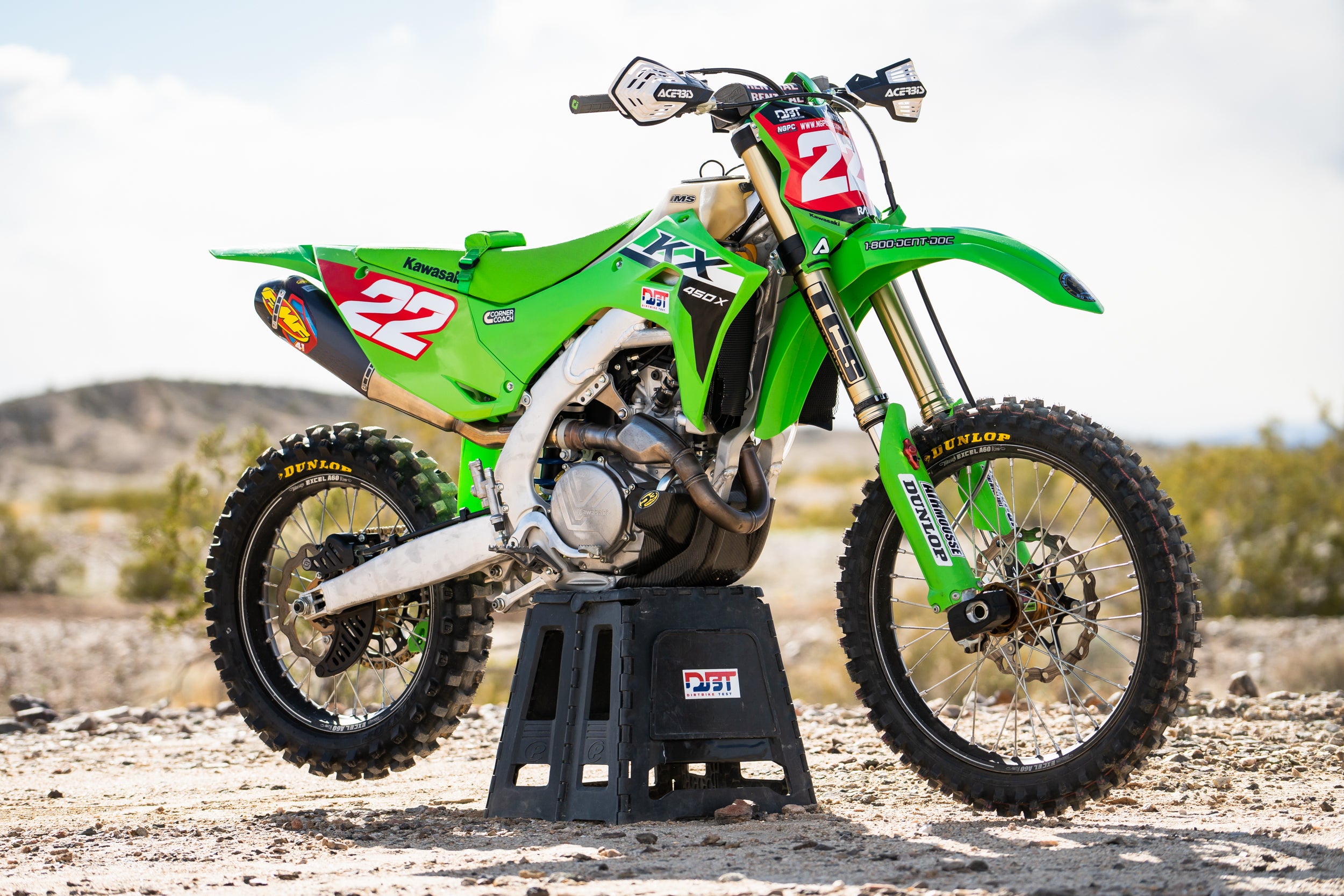 P3 Carbon Skid Plate KX450/450X | 2024  With Integrated Linkage Guard (See Product 306074 for Non - Linkage Guard Version)