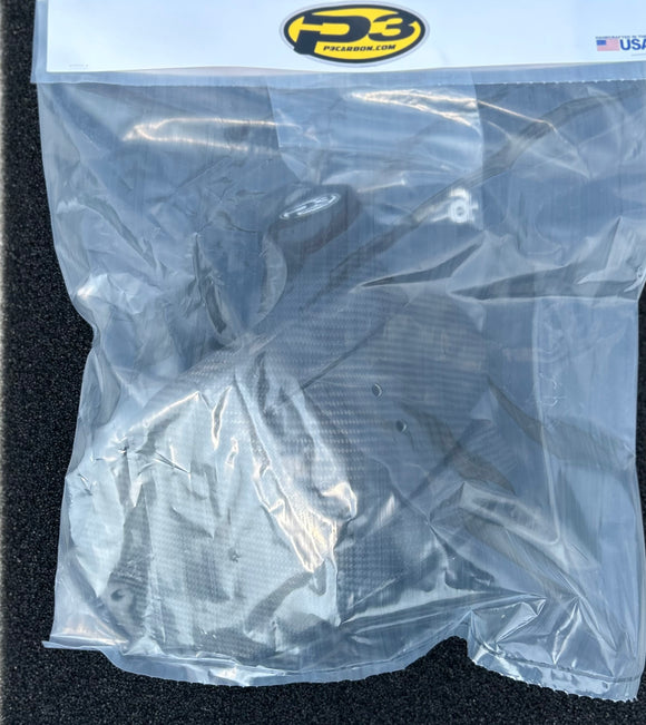 BLEMISHED GRADE B - P3 Carbon Hybrid Skid Plate Yamaha 450F 2018-2022 | YZ250F 2019-2023