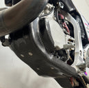P3 Carbon Skid Plate Yamaha NEW DESIGN IN 2025!  YZ250 2006 - 2026 | YZ250X 2016 - 2026 (Integrated Linkage Guard - See Product 307061 for NO Linkage)-2