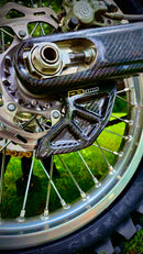 P3 Carbon Solid Rear Brake Rotor Guard Kit KTM / HUSQ / GasGas | 2014 - 2026 (See Fitment Chart)(NO CUT OUTS)-2
