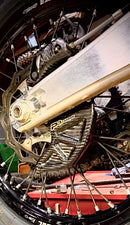 P3 Carbon Solid Rear Brake Rotor Guard Kit KTM / HUSQ / GasGas | 2014 - 2026 (See Fitment Chart)(NO CUT OUTS)-1