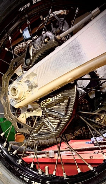 P3 Carbon Fiber Rear Brake Caliper Guard KTM/HQV | 2013 - 2026