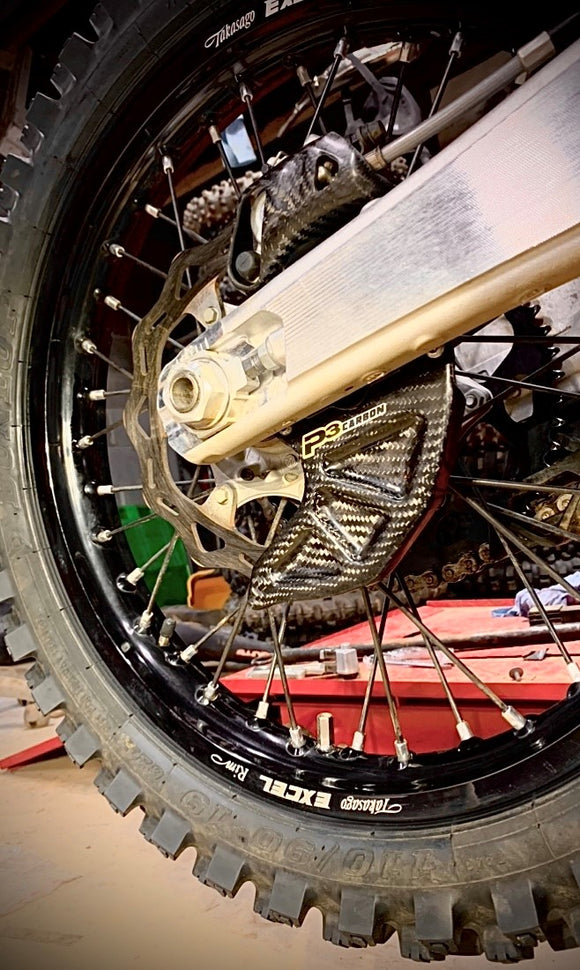 P3 Carbon Fiber Rear Brake Caliper Guard KTM/HQV | 2013 - 2026