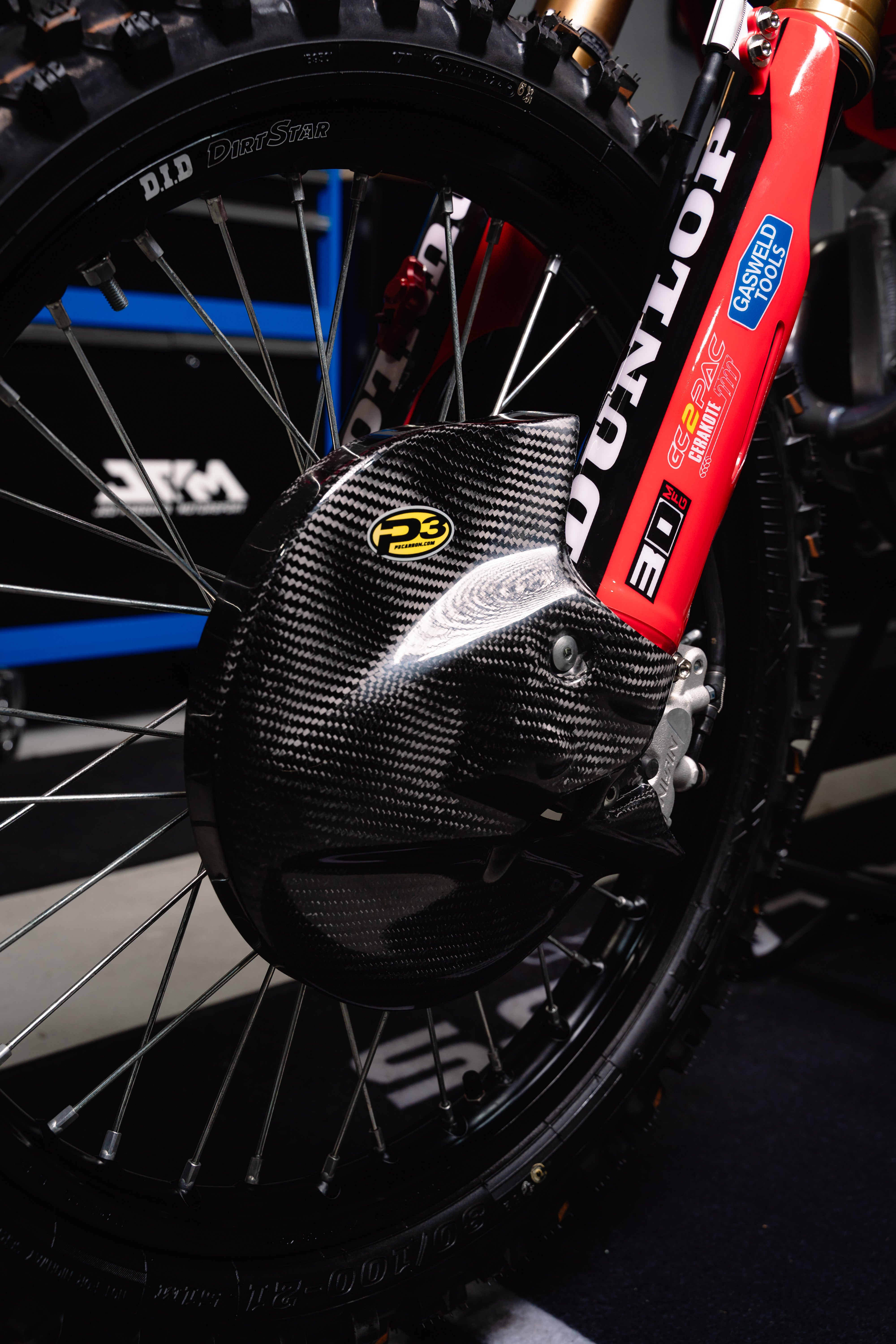 P3 Carbon Front Brake Guard | 250/450 R/RX | 2014 - 2025 (See Fitment Chart)