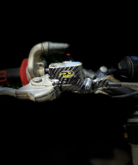 P3 Carbon KTM / Husqvarna / GasGas / Stark Front Brake Reservoir Protector | 2006 - 2026 (See Fitment Chart) - 0