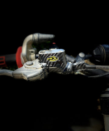 P3 Carbon KTM / Husqvarna / GasGas / Stark Front Brake Reservoir Protector | 2006 - 2026 (See Fitment Chart) - 0