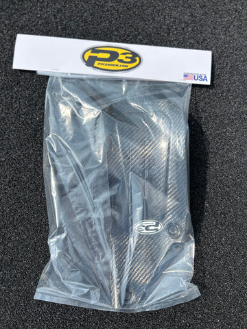 BLEMISHED GRADE B - P3 Carbon Mud Flap & Shock Guard | KTM/HUSQ/GasGas | All Models 125-500 (See Description Below) | 2016-2023