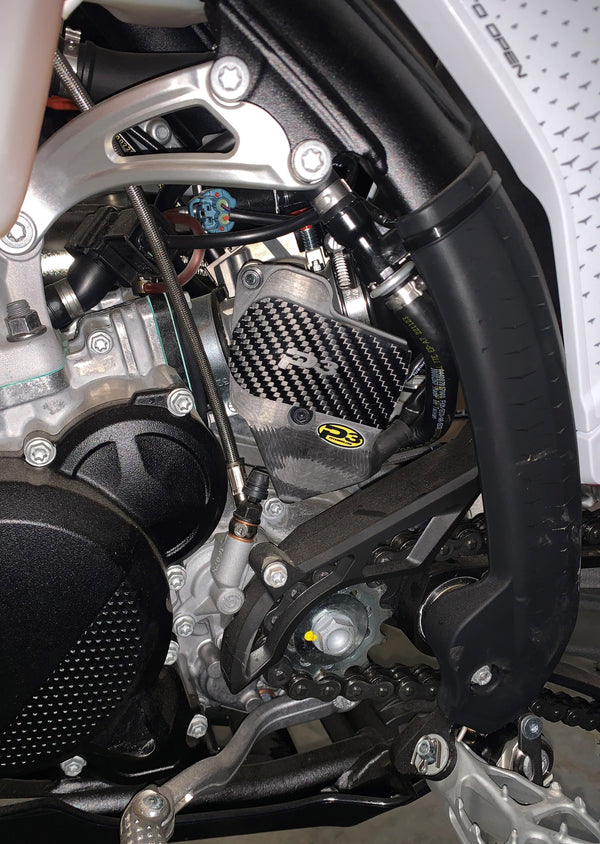 P3 Carbon Throttle Body Guard | KTM /HUSQ / GasGas | All TBI Models 2023 - 2024  (See Fitment Chart)