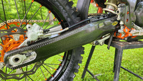 P3 Carbon Fiber Swingarm Protector KTM / Husqvarna / GasGas | 2023/2024 (See Fitment Chart) - 0