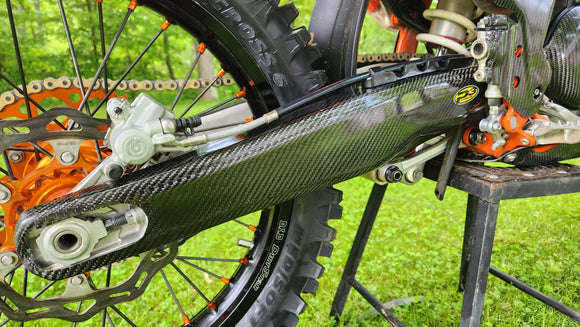 P3 Carbon Fiber Swingarm Protector KTM / Husqvarna / GasGas | 2023/2024 (See Fitment Chart)